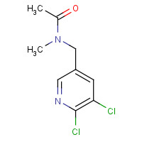 683243-89-2 N-[(5,6-dichloropyridin-3-yl)methyl]-N-methylacetamide chemical structure