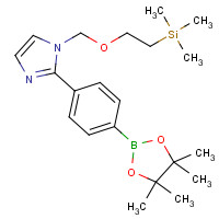 1269646-23-2 trimethyl-[2-[[2-[4-(4,4,5,5-tetramethyl-1,3,2-dioxaborolan-2-yl)phenyl]imidazol-1-yl]methoxy]ethyl]silane chemical structure