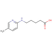 596827-33-7 5-[(5-methylpyridin-2-yl)amino]pentanoic acid chemical structure