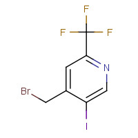 944317-56-0 4-(bromomethyl)-5-iodo-2-(trifluoromethyl)pyridine chemical structure