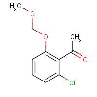 1241953-55-8 1-[2-chloro-6-(methoxymethoxy)phenyl]ethanone chemical structure