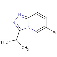 459448-06-7 6-bromo-3-propan-2-yl-[1,2,4]triazolo[4,3-a]pyridine chemical structure
