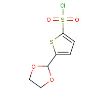 871825-61-5 5-(1,3-dioxolan-2-yl)thiophene-2-sulfonyl chloride chemical structure