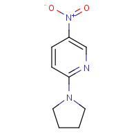 26820-63-3 5-nitro-2-pyrrolidin-1-ylpyridine chemical structure