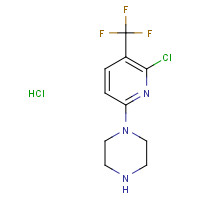 210821-63-9 1-[6-chloro-5-(trifluoromethyl)pyridin-2-yl]piperazine;hydrochloride chemical structure