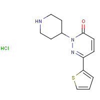 901886-38-2 2-piperidin-4-yl-6-thiophen-2-ylpyridazin-3-one;hydrochloride chemical structure