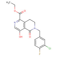 865300-50-1 ethyl 6-[(3-chloro-4-fluorophenyl)methyl]-4-hydroxy-5-oxo-7,8-dihydro-2,6-naphthyridine-1-carboxylate chemical structure