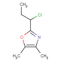 1092352-14-1 2-(1-chloropropyl)-4,5-dimethyl-1,3-oxazole chemical structure