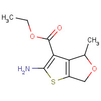 1010798-34-1 ethyl 2-amino-4-methyl-4,6-dihydrothieno[2,3-c]furan-3-carboxylate chemical structure