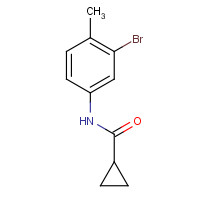 882679-93-8 N-(3-bromo-4-methylphenyl)cyclopropanecarboxamide chemical structure