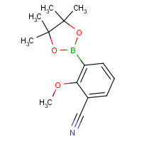 874472-84-1 2-methoxy-3-(4,4,5,5-tetramethyl-1,3,2-dioxaborolan-2-yl)benzonitrile chemical structure