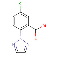 1293284-54-4 5-chloro-2-(triazol-2-yl)benzoic acid chemical structure