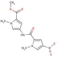 69910-20-9 methyl 1-methyl-4-[(1-methyl-4-nitropyrrole-2-carbonyl)amino]pyrrole-2-carboxylate chemical structure