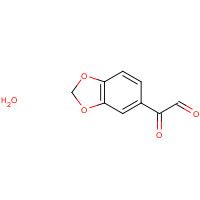 362609-92-5 2-(1,3-benzodioxol-5-yl)-2-oxoacetaldehyde;hydrate chemical structure