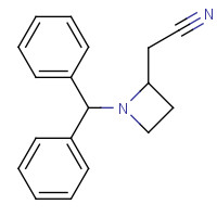 92992-32-0 2-(1-benzhydrylazetidin-2-yl)acetonitrile chemical structure