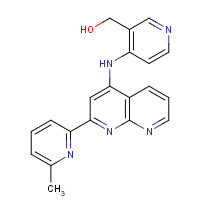 1330532-14-3 [4-[[2-(6-methylpyridin-2-yl)-1,8-naphthyridin-4-yl]amino]pyridin-3-yl]methanol chemical structure