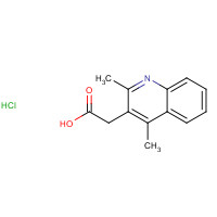 943825-15-8 2-(2,4-dimethylquinolin-3-yl)acetic acid;hydrochloride chemical structure