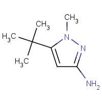 591233-81-7 5-tert-butyl-1-methylpyrazol-3-amine chemical structure