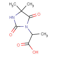 876709-28-3 2-(4,4-dimethyl-2,5-dioxoimidazolidin-1-yl)propanoic acid chemical structure