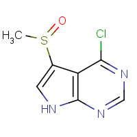 1389264-16-7 4-chloro-5-methylsulfinyl-7H-pyrrolo[2,3-d]pyrimidine chemical structure