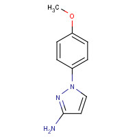 76091-01-5 1-(4-methoxyphenyl)pyrazol-3-amine chemical structure
