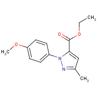 218632-36-1 ethyl 2-(4-methoxyphenyl)-5-methylpyrazole-3-carboxylate chemical structure