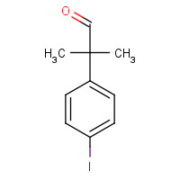 1305275-02-8 2-(4-iodophenyl)-2-methylpropanal chemical structure
