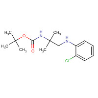 1000046-83-2 tert-butyl N-[1-(2-chloroanilino)-2-methylpropan-2-yl]carbamate chemical structure