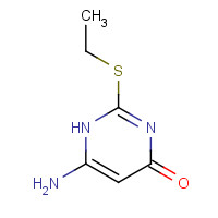 37660-22-3 6-amino-2-ethylsulfanyl-1H-pyrimidin-4-one chemical structure
