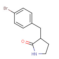 1199806-24-0 3-[(4-bromophenyl)methyl]pyrrolidin-2-one chemical structure