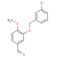 447428-98-0 3-[(3-chlorophenyl)methoxy]-4-methoxybenzaldehyde chemical structure