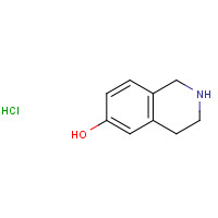 63905-73-7 1,2,3,4-tetrahydroisoquinolin-6-ol;hydrochloride chemical structure