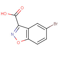 1123169-28-7 5-bromo-1,2-benzoxazole-3-carboxylic acid chemical structure