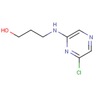 1138220-54-8 3-[(6-chloropyrazin-2-yl)amino]propan-1-ol chemical structure