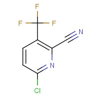 401590-41-8 6-chloro-3-(trifluoromethyl)pyridine-2-carbonitrile chemical structure