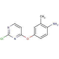853299-12-4 4-(2-chloropyrimidin-4-yl)oxy-2-methylaniline chemical structure