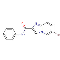 1000843-85-5 6-bromo-N-phenylimidazo[1,2-a]pyridine-2-carboxamide chemical structure