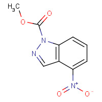 581812-75-1 methyl 4-nitroindazole-1-carboxylate chemical structure