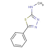 14537-64-5 N-methyl-5-phenyl-1,3,4-thiadiazol-2-amine chemical structure