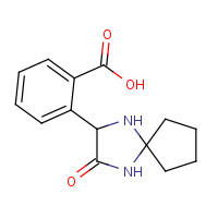 1272755-92-6 2-(3-oxo-1,4-diazaspiro[4.4]nonan-2-yl)benzoic acid chemical structure