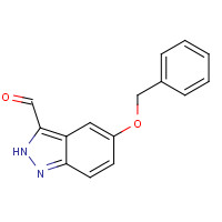 885271-28-3 5-phenylmethoxy-2H-indazole-3-carbaldehyde chemical structure