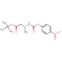 1398504-08-9 tert-butyl 2-[methyl-[(4-nitrophenoxy)carbonylamino]amino]acetate chemical structure