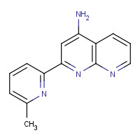 1330533-08-8 2-(6-methylpyridin-2-yl)-1,8-naphthyridin-4-amine chemical structure