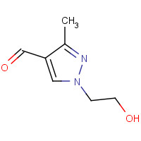 1177321-94-6 1-(2-hydroxyethyl)-3-methylpyrazole-4-carbaldehyde chemical structure