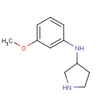 886506-01-0 N-(3-methoxyphenyl)pyrrolidin-3-amine chemical structure
