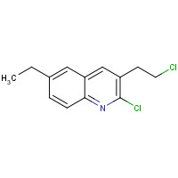 948294-51-7 2-chloro-3-(2-chloroethyl)-6-ethylquinoline chemical structure