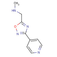 915921-76-5 N-methyl-1-(3-pyridin-4-yl-1,2,4-oxadiazol-5-yl)methanamine chemical structure