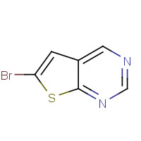 60703-80-2 6-bromothieno[2,3-d]pyrimidine chemical structure