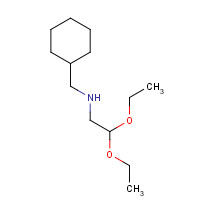 624728-04-7 N-(cyclohexylmethyl)-2,2-diethoxyethanamine chemical structure