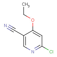 1187190-96-0 6-chloro-4-ethoxypyridine-3-carbonitrile chemical structure